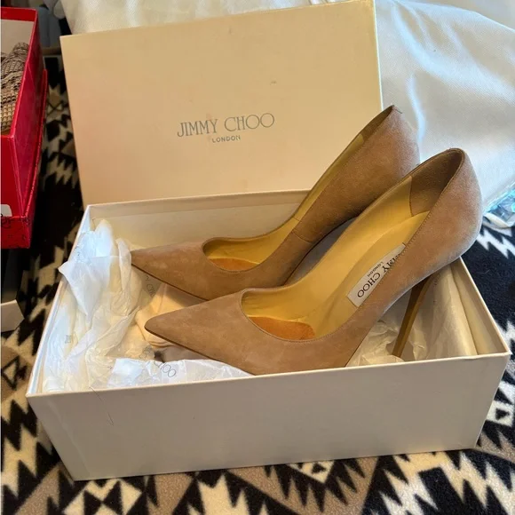 Jimmy Choo Tan Pumps - Picture 3 of 6